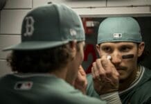 Why do baseball players put a black mark under their eyes?