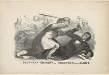 When a congressman beat a senator unconscious, America confronted the limits of free speech
