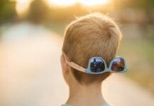 What would you see if you had one eye on the back of your head and the other in the front?